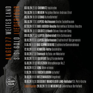 Tourdaten für Sigis Solo-Liedertour