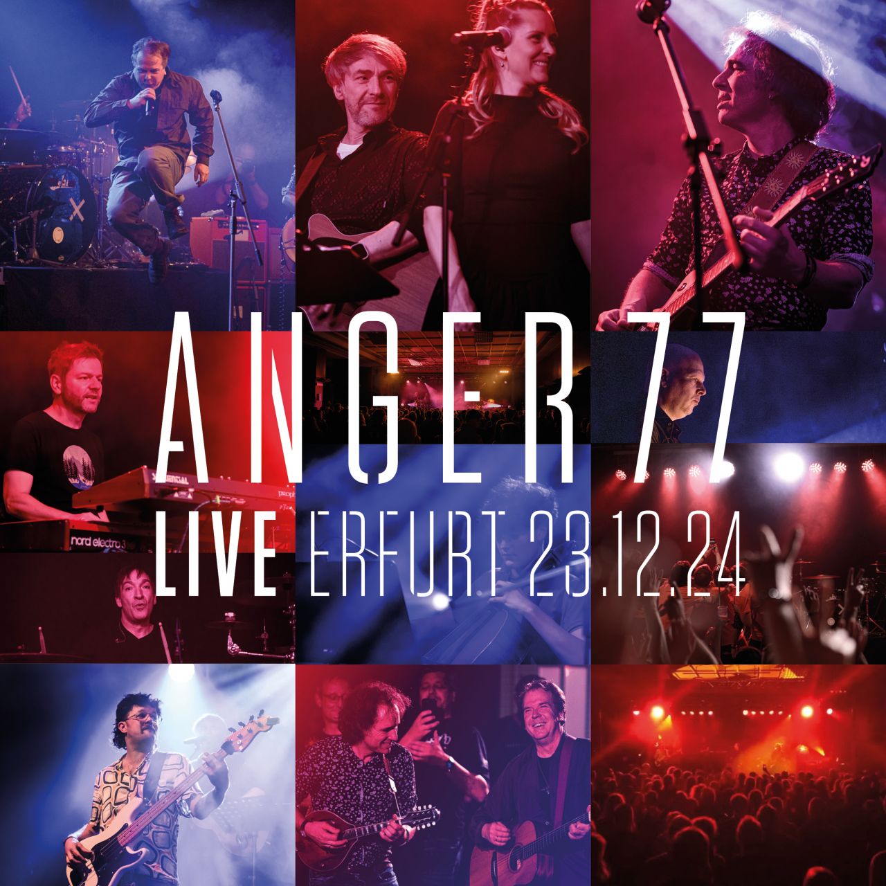 Cover der EP »ANGER77 Live im HsD Erfurt am 23. Dezember 2024« Cover der EP »ANGER77 Live im HsD Erfurt am 23. Dezember 2024«